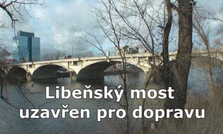 Havarijní Libeňský most uzavřen pro silniční dopravu